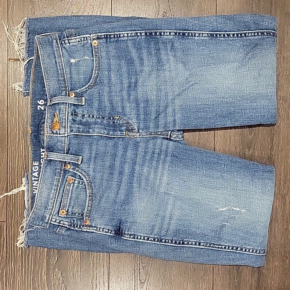 J CREW VINTAGE SLIM STRAIGHT LEG JEANS, 2 (26)